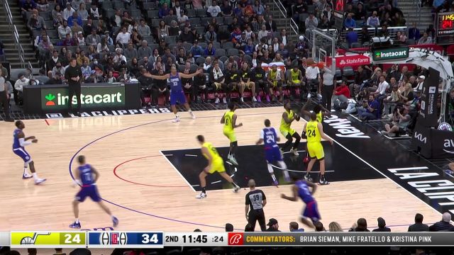 【2022年11月22日 爵士vs快船集锦】鲍威尔vs爵士集锦 替补登场轰下30分率队取胜