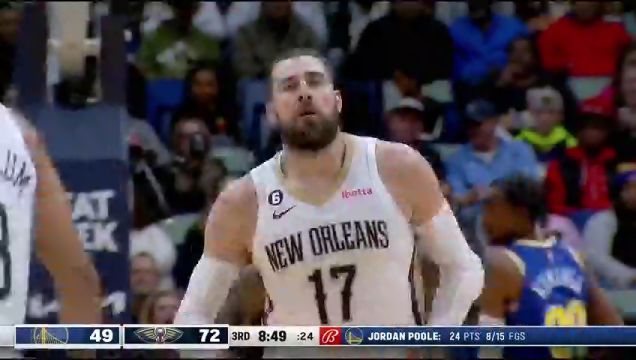 【2022年11月22日】NBA常規(guī)賽：勇士vs鵜鶘第3節(jié)中文解說回放