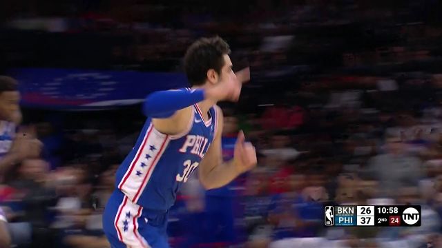 【2022年11月23日 篮网vs76人集锦】传球出其不意!尼昂人缝击地妙传助攻科尔克马兹双臂灌篮