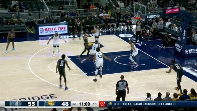 【2022年11月24日 森林狼vs步行者集锦】11Karl-Anthony Towns 精彩集锦 步行者