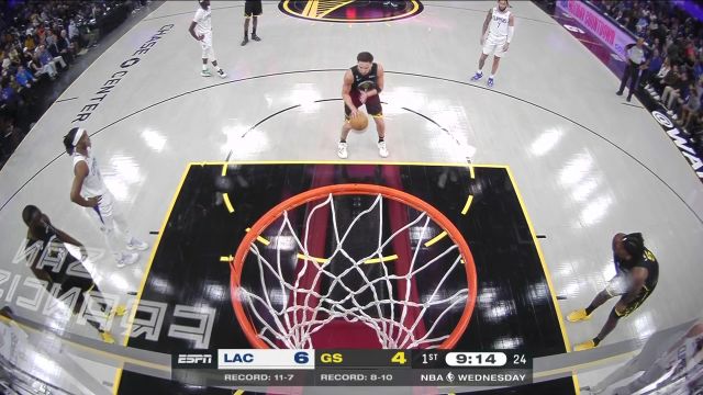 【2022年11月24日 快船vs勇士集錦】NBA常規(guī)賽：快船vs勇士第1節(jié)原聲解說回放