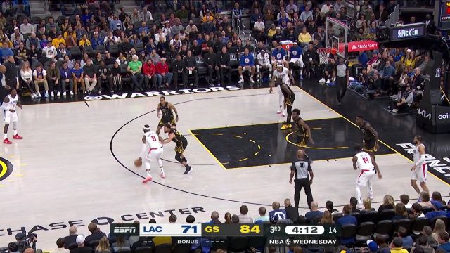 【2022年11月24日】NBA常規(guī)賽：快船vs勇士中文解說全場回放