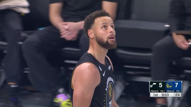 【2022年11月26日】NBA常規(guī)賽：爵士vs勇士第1節(jié)英文原聲回放