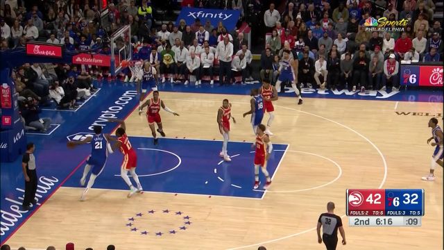 【2022年11月29日 老鷹vs76人集錦】強(qiáng)硬背打肆虐籃下 恩比德獨(dú)戰(zhàn)雙英打板建功