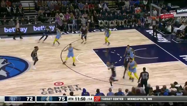 【2022年12月01日】NBA常規(guī)賽:灰熊vs森林狼第4節(jié)中文解說回放