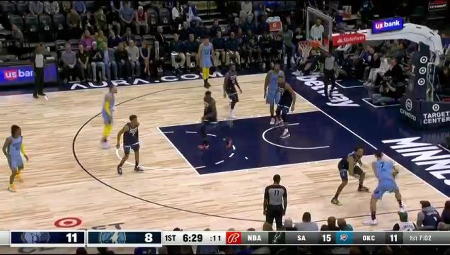 【2022年12月01日】NBA常規(guī)賽:灰熊vs森林狼第1節(jié)中文解說回放