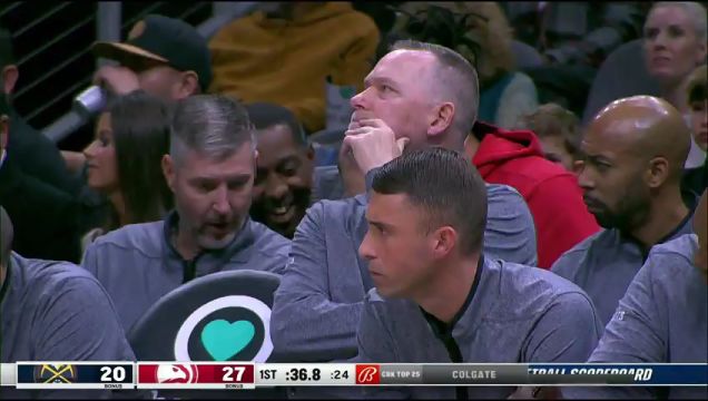 【2022年12月03日】NBA常規(guī)賽：掘金vs老鷹第1節(jié)英文原聲回放