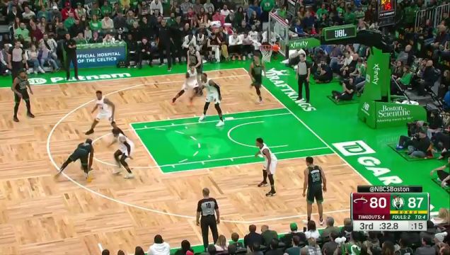 【2022年12月03日】NBA常規(guī)賽：熱火vs凱爾特人第3節(jié)英文原聲回放