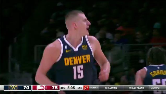 【2022年12月03日】NBA常規(guī)賽：掘金vs老鷹第3節(jié)英文原聲回放