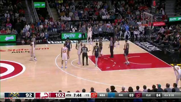【2022年12月03日】NBA常規(guī)賽：掘金vs老鷹第4節(jié)英文原聲回放