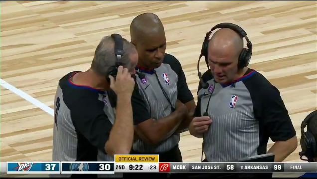 【2022年12月04日】NBA常規(guī)賽：雷霆vs森林狼第2節(jié)英文原聲回放