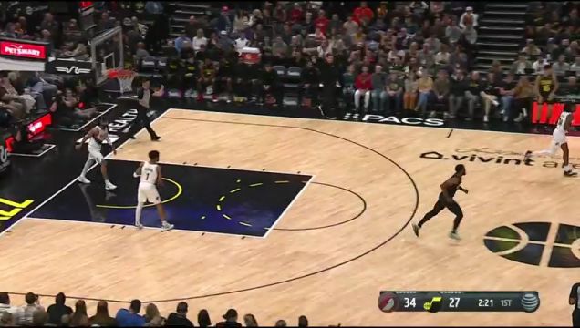 【2022年12月04日】NBA常規(guī)賽：開拓者vs爵士第1節(jié)英文原聲回放