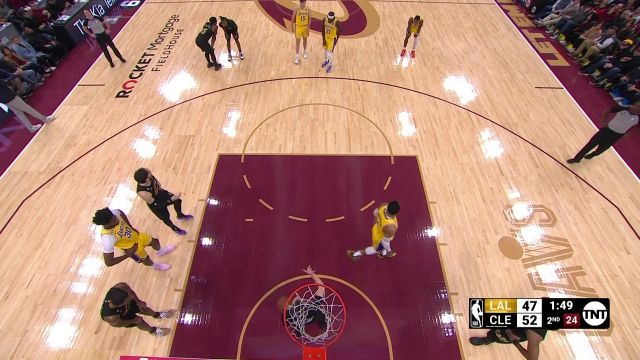 【2022年12月07日】NBA常規(guī)賽：湖人vs騎士第2節(jié)英文原聲回放