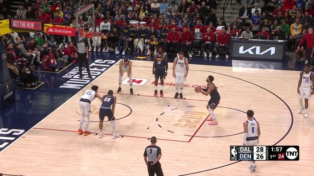 【2022年12月07日】NBA常規(guī)賽：獨(dú)行俠vs掘金第1節(jié)英文原聲回放