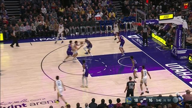 【2022年12月08日】NBA常規(guī)賽：勇士vs爵士第1節(jié)中文解說(shuō)回放