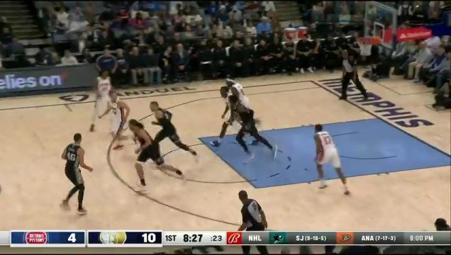 【2022年12月10日】NBA常規(guī)賽：活塞vs灰熊第1節(jié)英文原聲回放