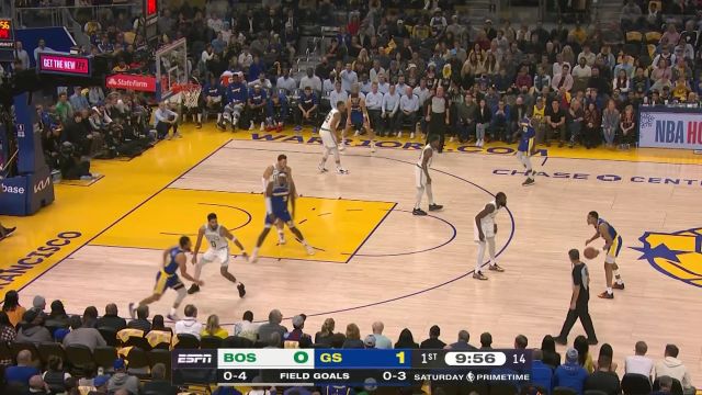 【2022年12月11日】NBA常規(guī)賽：凱爾特人vs勇士第1節(jié)英文原聲回放