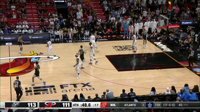 【2022年12月11日】NBA常規(guī)賽：馬刺vs熱火 英文解說全場回放