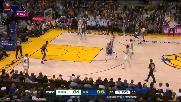 【2022年12月11日】NBA常規(guī)賽：凱爾特人vs勇士第3節(jié)中文解說回放