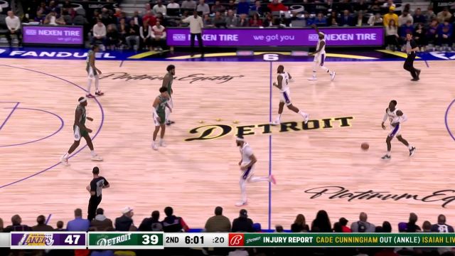 【2022年12月12日】NBA常規(guī)賽:湖人vs活塞第2節(jié)中文解說(shuō)回放