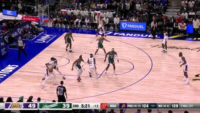 【2022年12月12日】NBA常規(guī)賽:湖人vs活塞第2節(jié)英文原聲回放