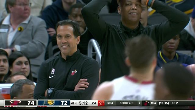 【2022年12月13日】NBA常規(guī)賽:熱火vs步行者 第4節(jié)英文解說回放