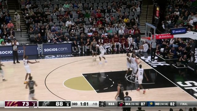 【2022年12月13日 骑士vs马刺集锦】超神3+1!理查德森无视防守飚中三分
