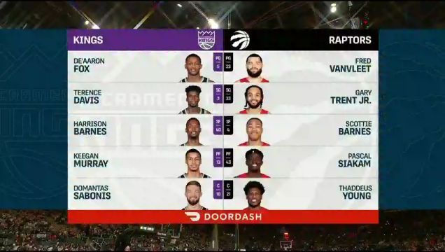 【2022年12月15日】NBA常規(guī)賽：國王vs猛龍第1節(jié)中文解說回放