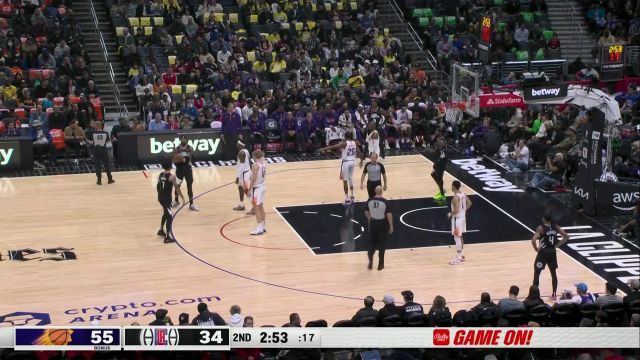 【2022年12月16日】NBA常規(guī)賽：太陽vs快船第2節(jié)英文原聲回放