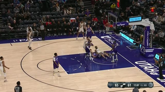 【2022年12月16日 鵜鶘vs爵士集錦】純純的天賦碾壓！錫安空中換手硬剛防守打進(jìn)2+1