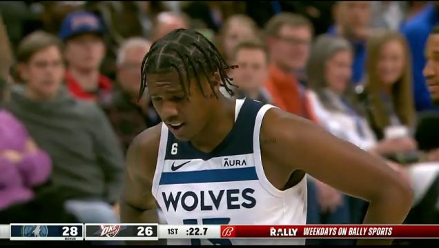 【2022年12月17日】NBA常规赛：森林狼vs雷霆第1节中文解说回放