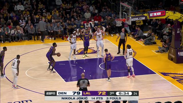 【2022年12月17日】NBA常規(guī)賽：掘金vs湖人第3節(jié)中文解說回放