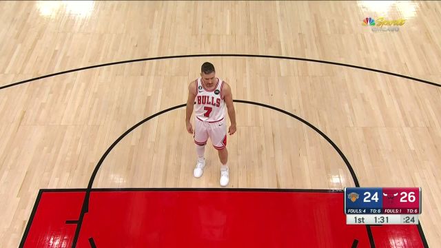 【2022年12月17日】NBA常規(guī)賽：尼克斯vs公牛第1節(jié) 中文解說回放