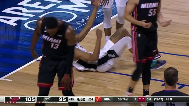 【2022年12月18日】NBA常規(guī)賽：熱火vs馬刺第4節(jié)中文解說回放