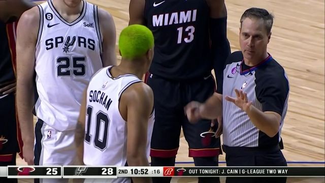 【2022年12月18日】NBA常規(guī)賽：熱火vs馬刺第2節(jié)英文原聲回放