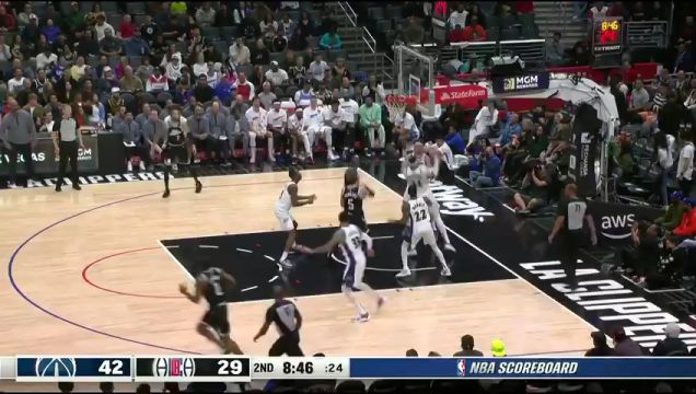 【2022年12月18日】NBA常規(guī)賽:奇才vs快船第2節(jié)中文解說(shuō)回放