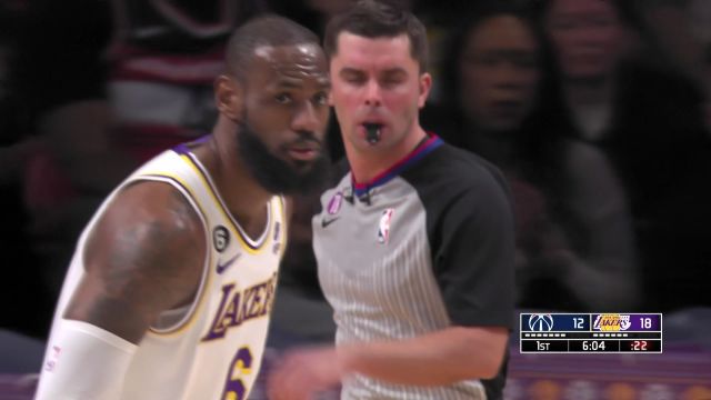 【2022年12月19日】NBA常規(guī)賽：奇才vs湖人第1節(jié)英文原聲回放