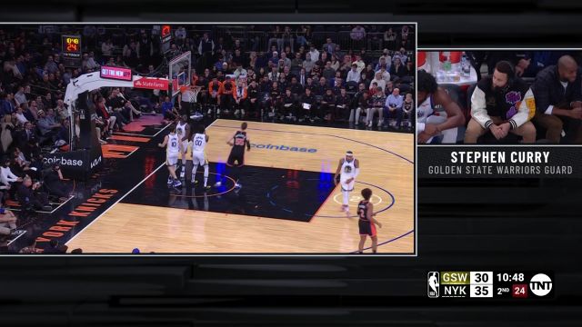 【2022年12月21日】NBA常規(guī)賽：勇士vs尼克斯第2節(jié)英文原聲回放