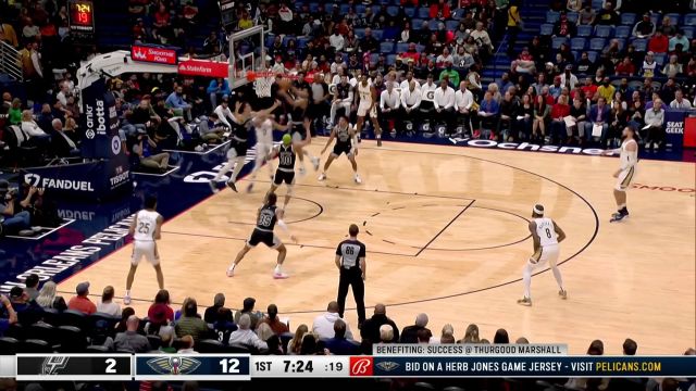 【2022年12月23日 馬刺vs鵜鶘集錦】瓦塞爾仙人指路 瓊斯籃下吃餅飄逸上籃