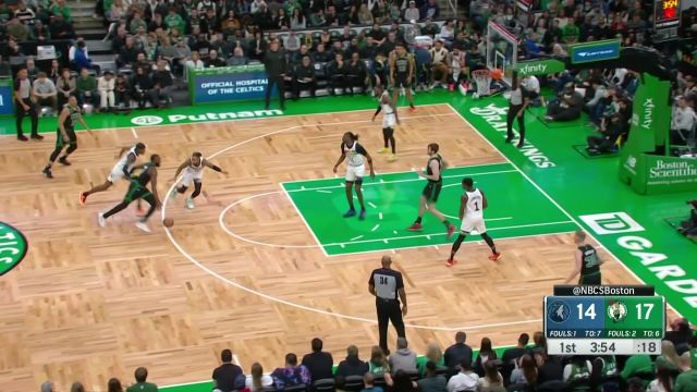 【2022年12月24日 森林狼vs凯尔特人集锦】展现火热状态 怀特连砍7分一举反超比分