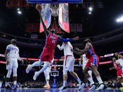 快船vs76人全場錄像回放-NBA常規(guī)賽 2022年12月24日