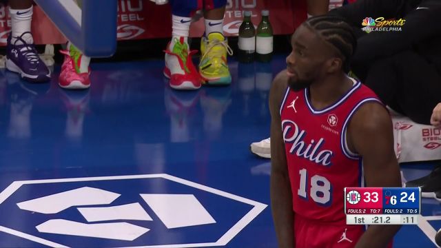 【2022年12月24日】NBA常規(guī)賽:快船vs費城第1節(jié) 英文解說回放