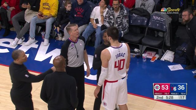 【2022年12月24日】NBA常規(guī)賽:快船vs費城第2節(jié) 英文解說回放