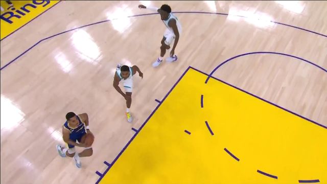 【2022年12月28日 黃蜂vs勇士集錦】格林人到球到 普爾接球單臂劈扣