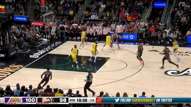 【2022年12月31日 湖人vs老鷹集錦】準的一匹！穆雷遞手霍勒迪底角空位三分強勢反超