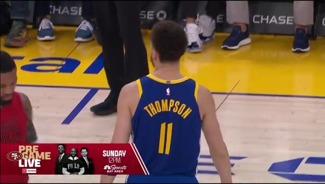 【2022年12月31日】NBA常規(guī)賽：開拓者vs勇士第2節(jié)英文原聲回放