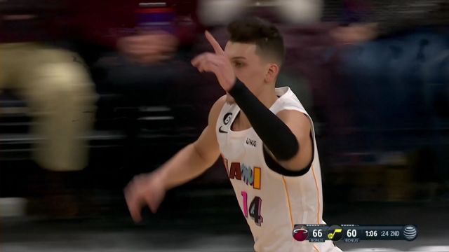 【2023年01月01日 熱火vs爵士集錦】偷雞不成蝕把米！塞克斯頓拋射不中 造就希羅反擊飛扣