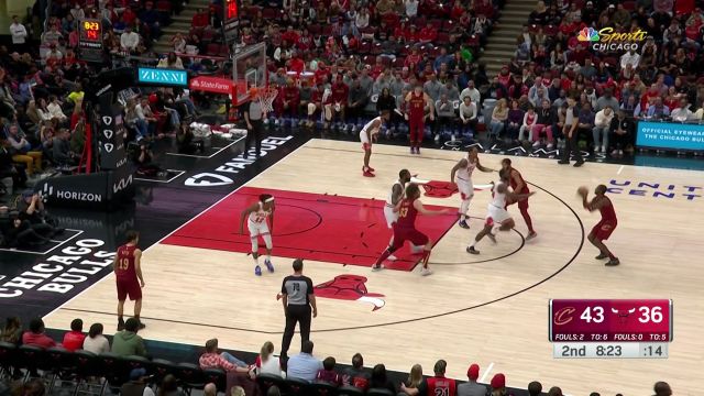 【2023年01月01日】NBA常規(guī)賽：騎士vs公牛第2節(jié) 中文解說回放