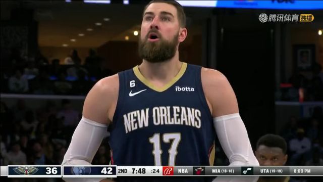 【2023年01月01日】NBA常規(guī)賽：鵜鶘vs灰熊第2節(jié)中文解說回放