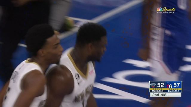 【2023年01月03日 鵜鶘vs76人集錦】是不是有點太高了！瓊斯反擊扔空接錫安都沒接到